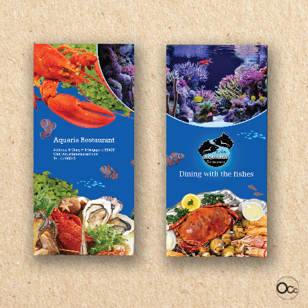 Aquaira Leaflet Font and Back Cover Small Size